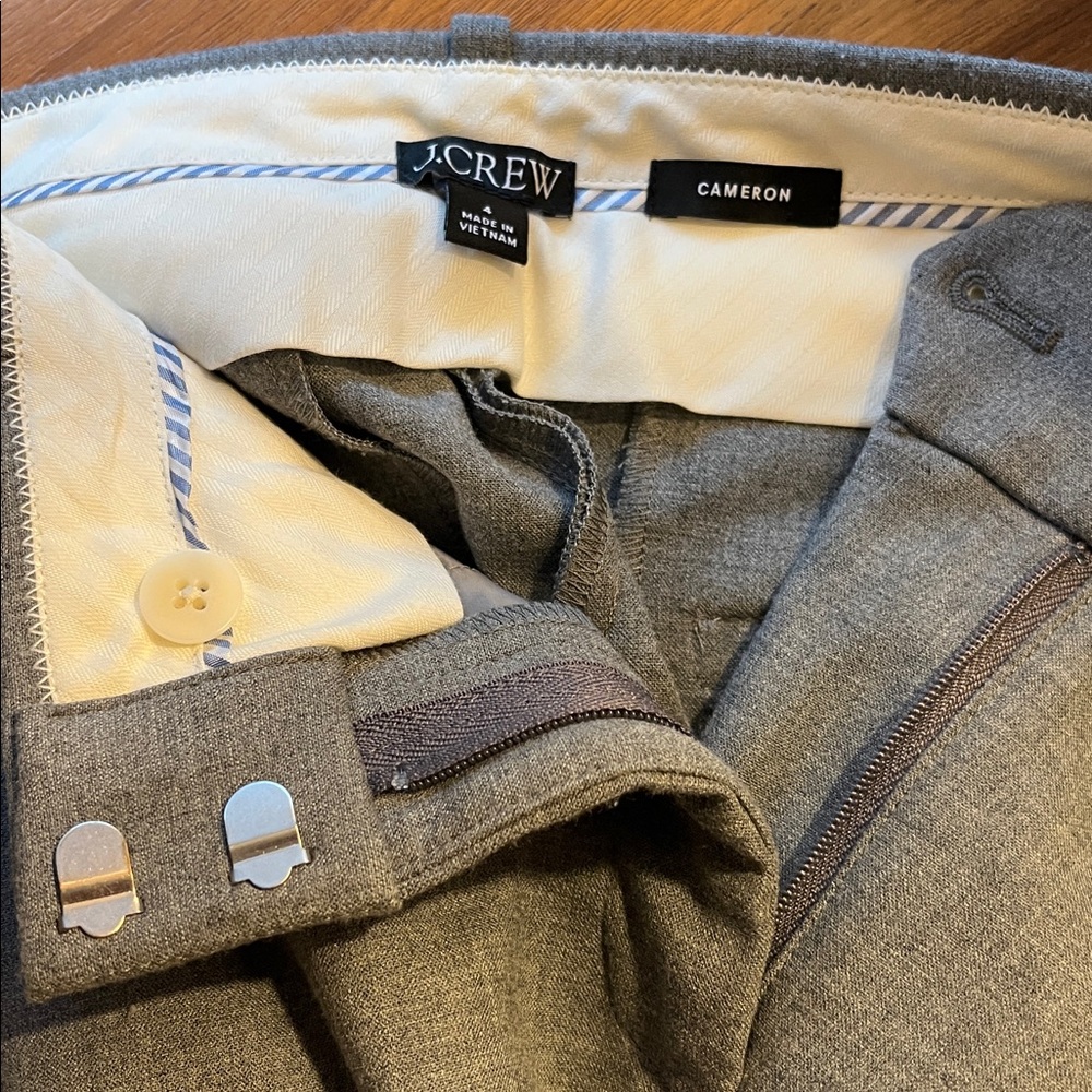 J.Crew | Cameron slim cropped pant in four-season stretch | Heather Graphite | 4 - Picture 2 of 10